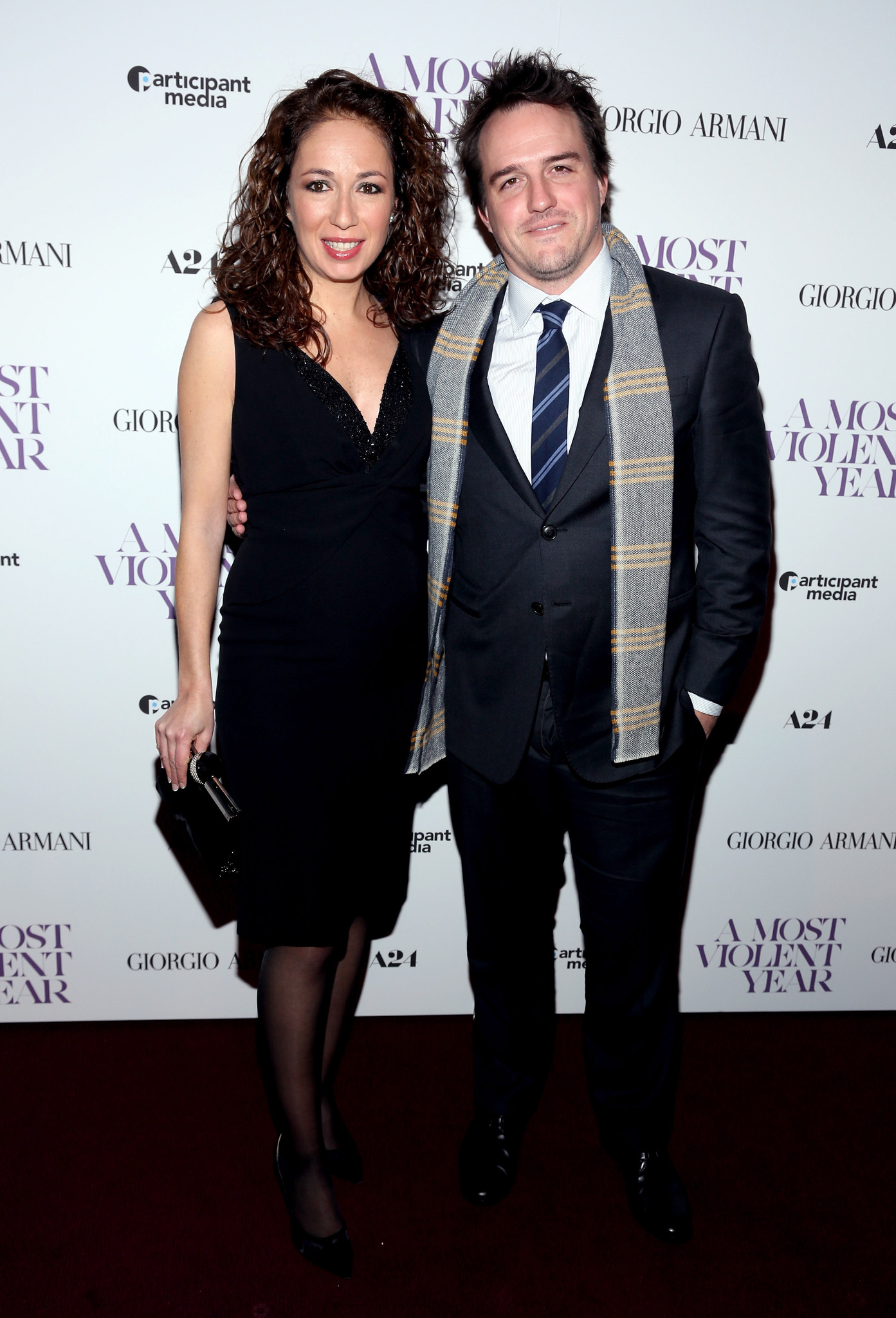 Neal Dodson and Anna Gerb at event of A Most Violent Year (2014)