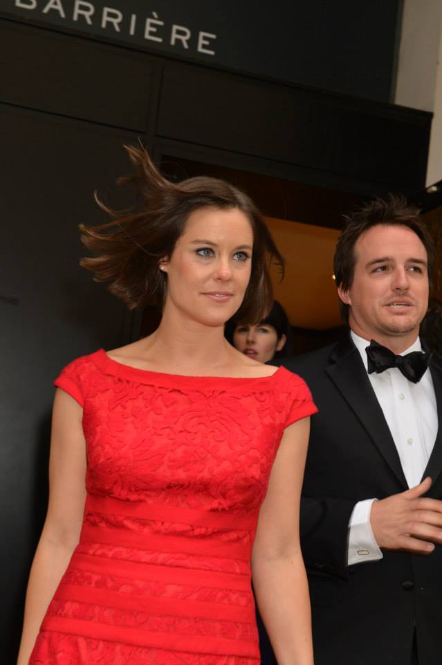 Actress Ashley Williams and producer Neal Dodson at the Cannes Film Festival premiere of 