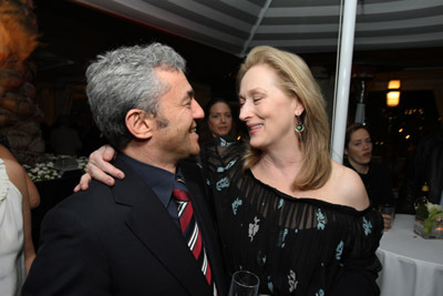 Meryl Streep and Daniel Battsek