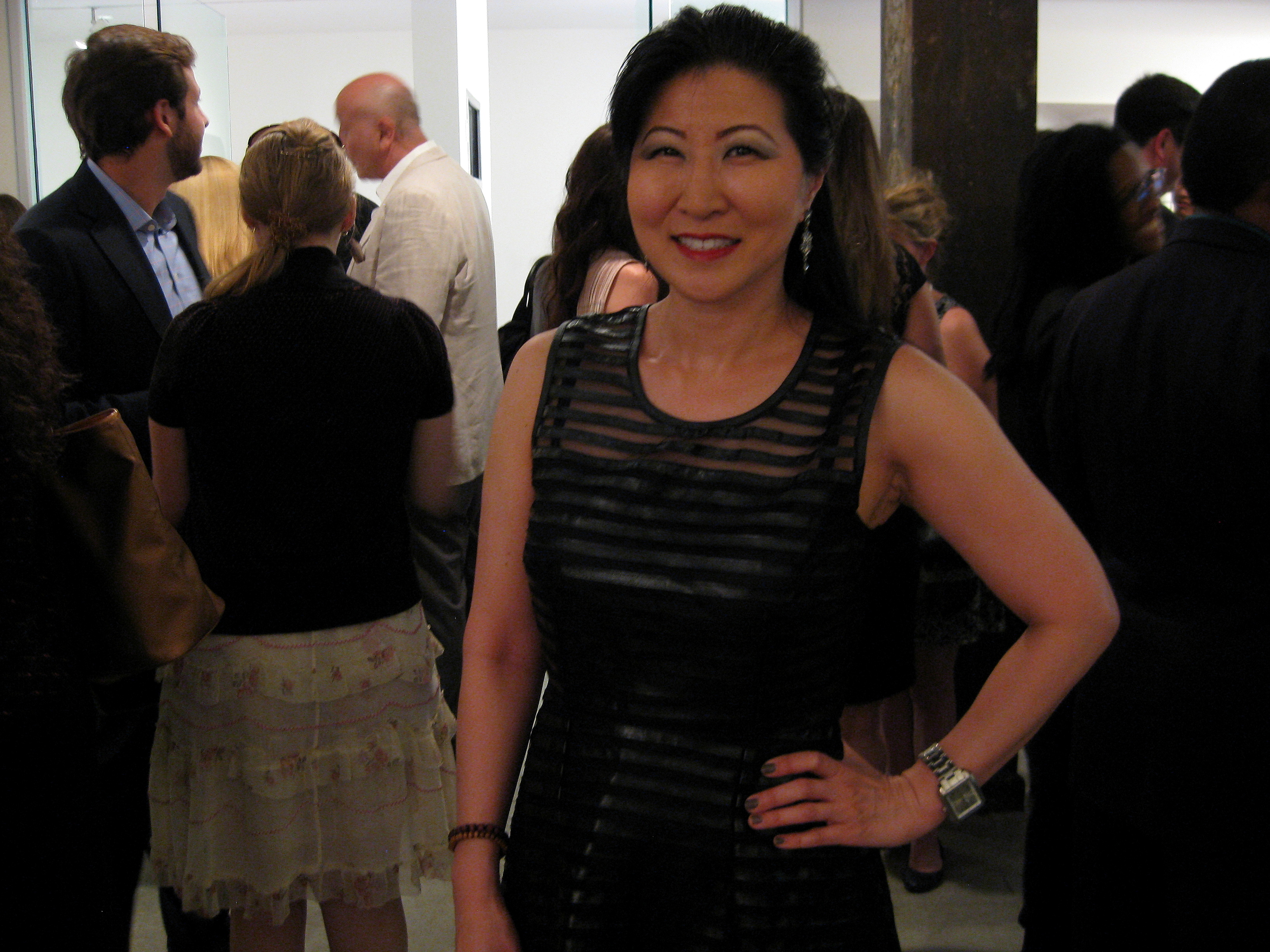 Lil Rhee at the Volunteer Lawyers for the Arts (VLA) annual spring benefit