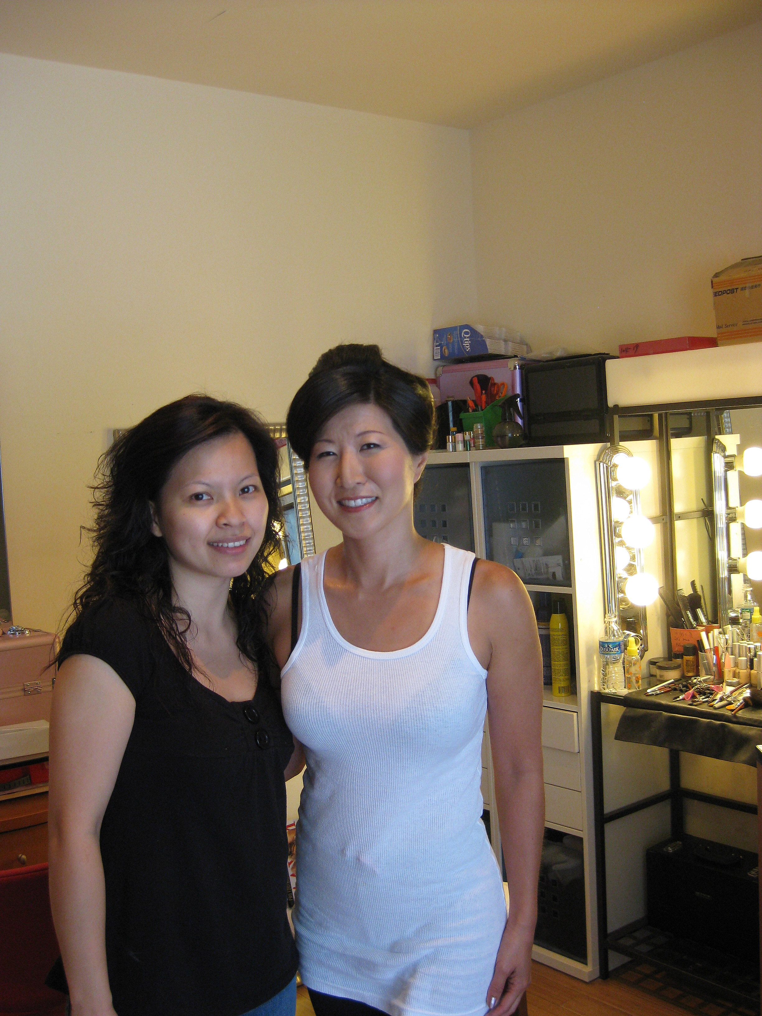 Lil Rhee as Princess Der Ling with Aggie Cheng, Make Up Artist