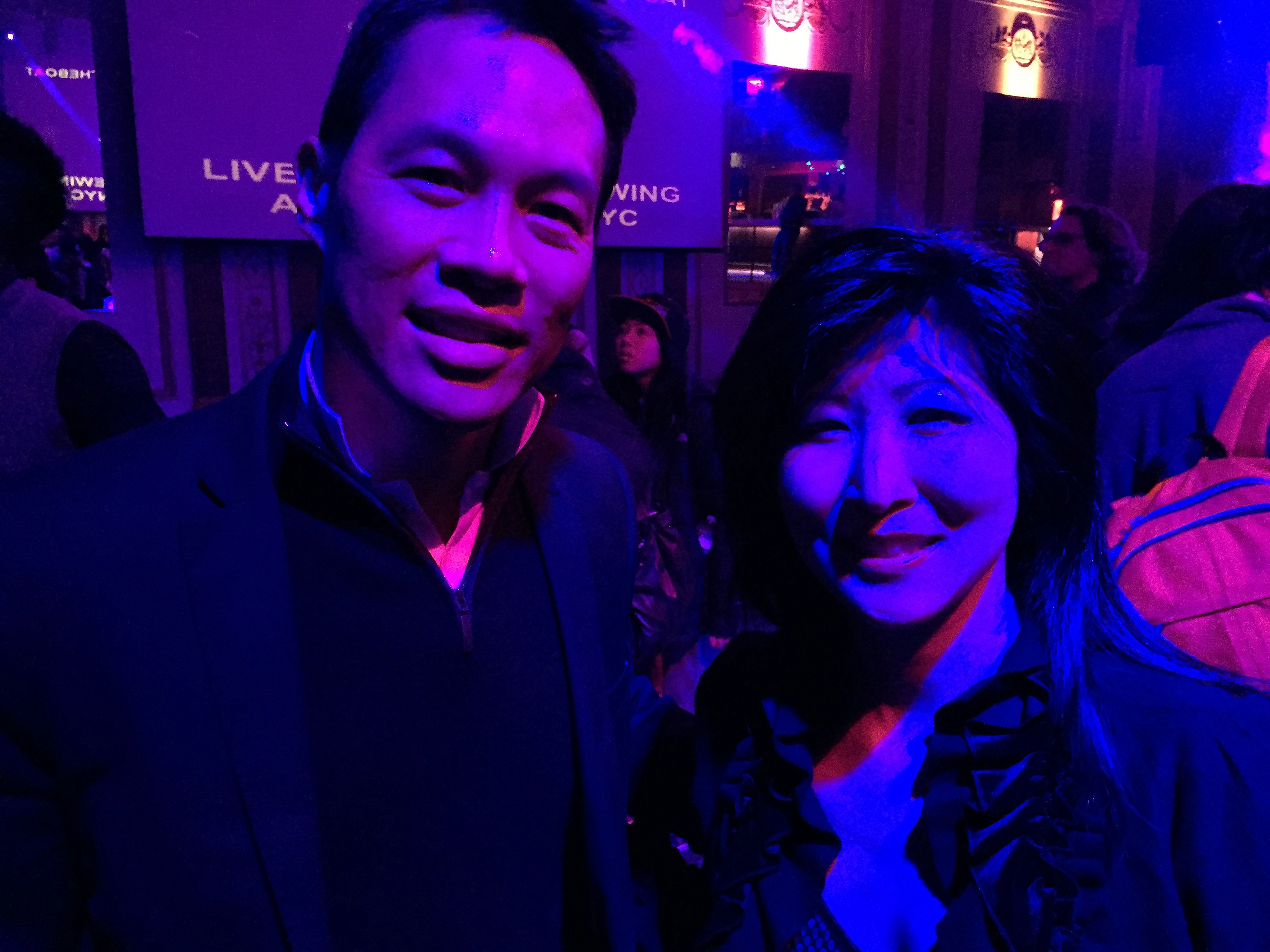 Lil Rhee with Richard Lui, Chinese American journalist and news anchor for MSNBC and NBC News at a Fresh Off The Boat event
