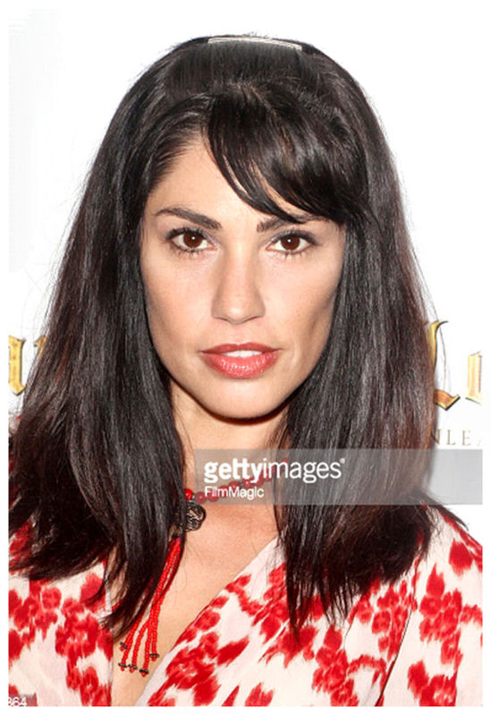 Actress Lisa Catara attends the Lockhart Movie premier in Westwood, Sept 2015