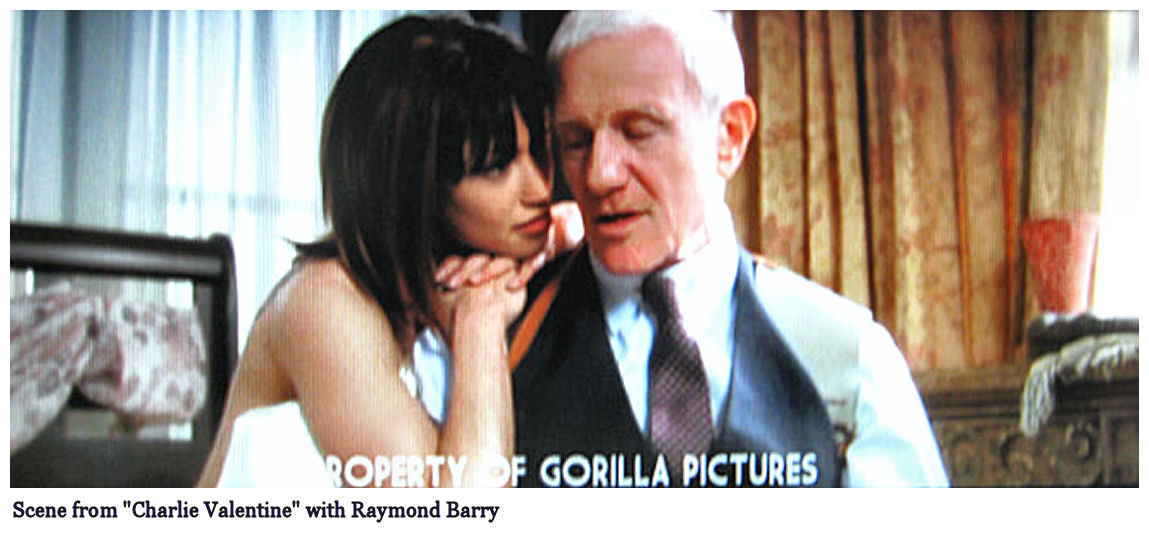 Actress Lisa Catara (Red) with Raymond Barry (Charlie) in 