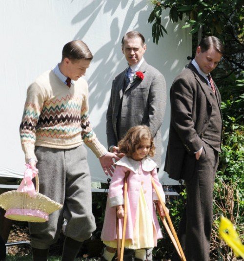 On Set of Boardwalk Empire with Steve Buscemi, Shea Whigham and Lucy Gallina