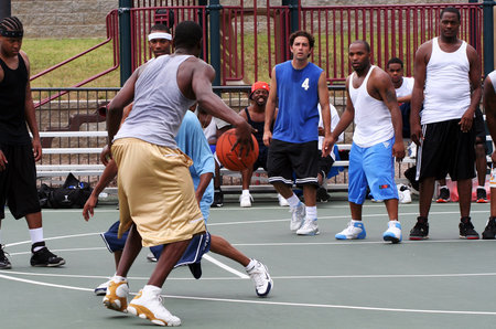 Craig Thomas, Matt Krentz and Jimmy McKinney in Streetballers (2009)