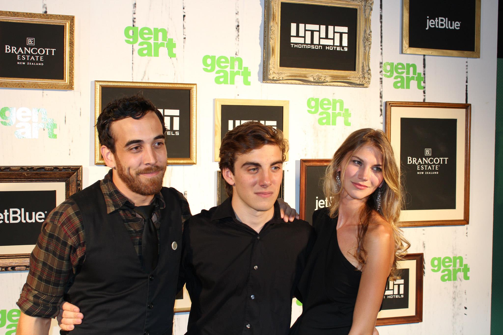 Clayton on the red carpet of the Gen Art Film Festival