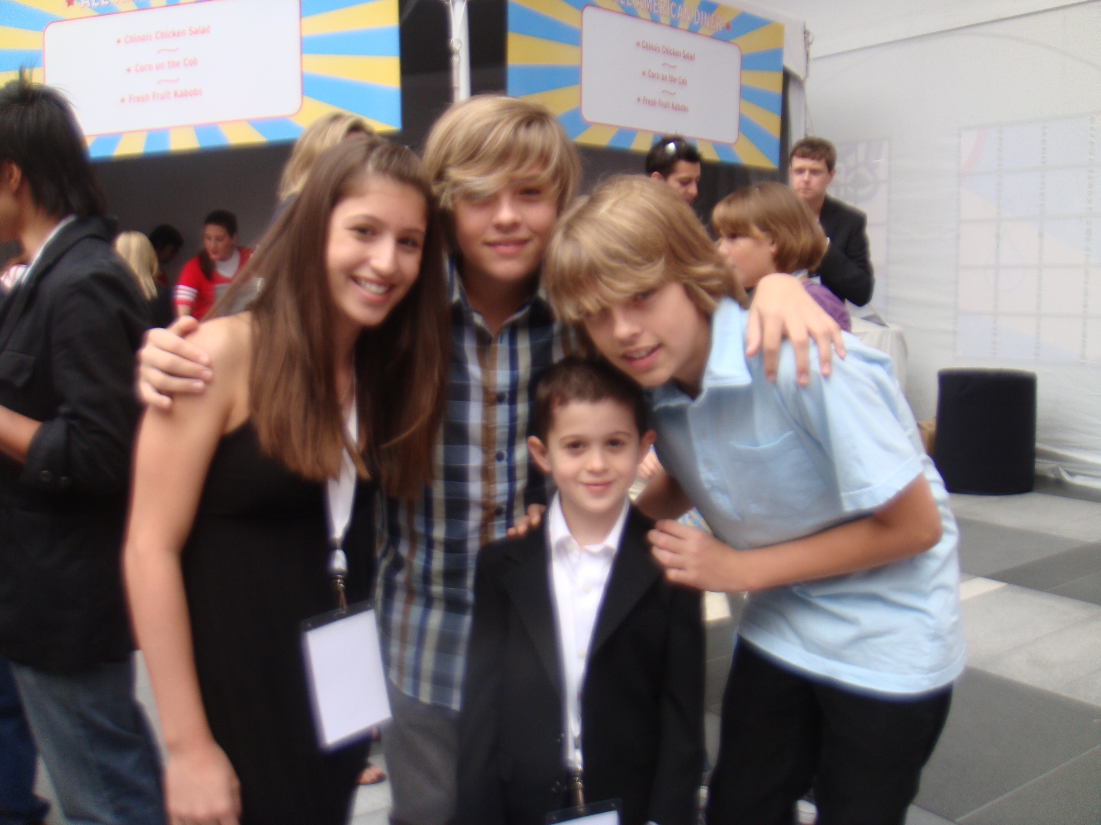 Isabella Astor, Dylan Sprouse, Andrew Astor & Cole Sprouse - Ambassadors for Variety Power of Youth 2008