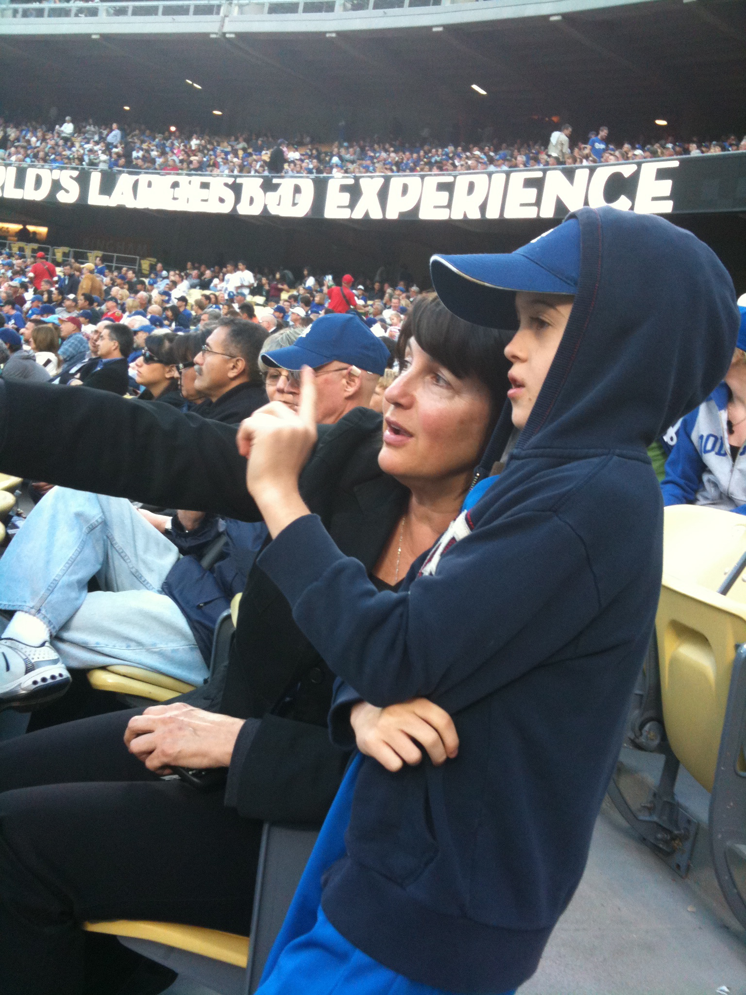 Andrew Astor & Jane Capobianco @ Dodger Stadium
