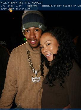 Nick Cannon and Aris Mendoza at the 2007 Sundance Film Festival party for 
