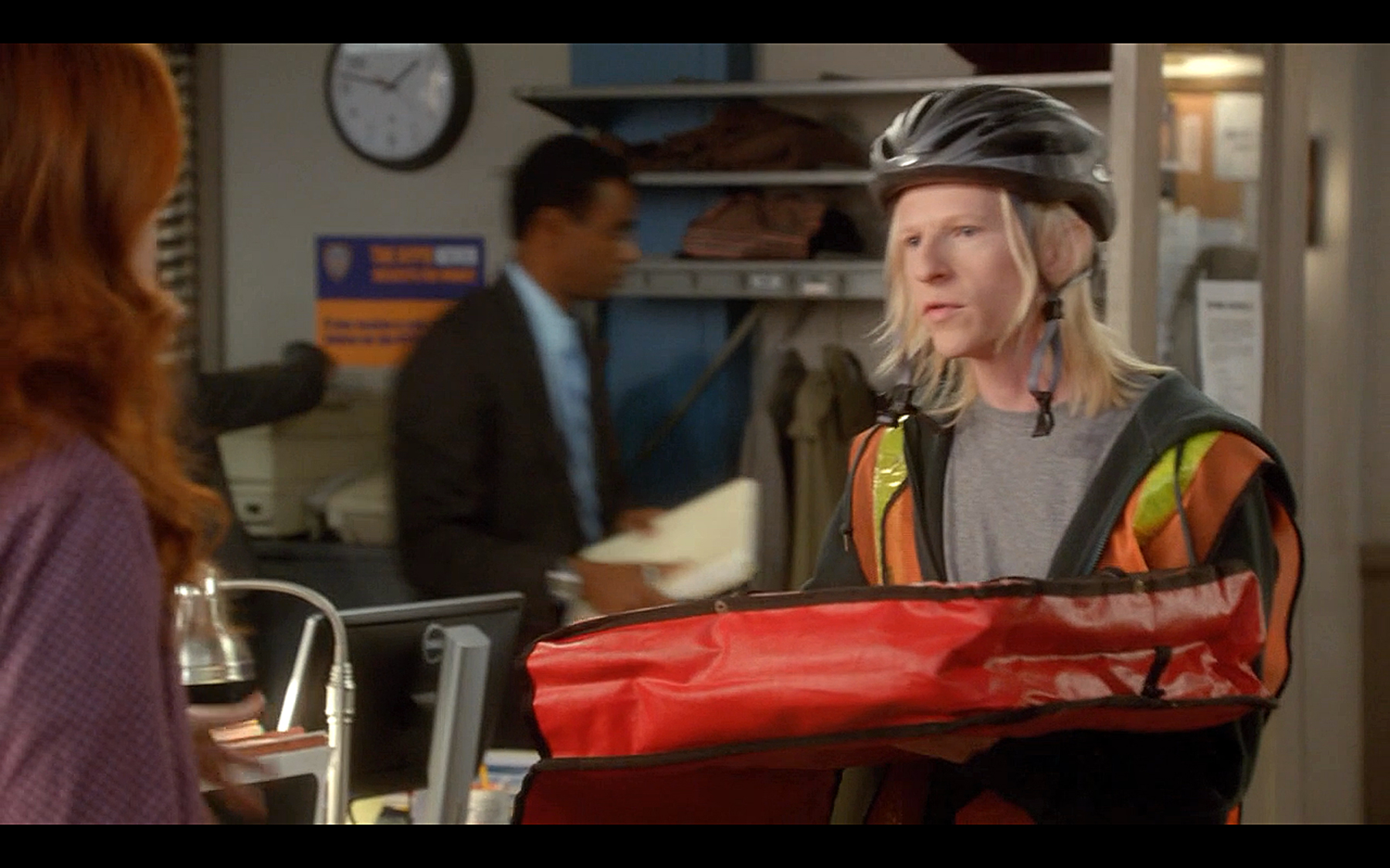 Still of Chris Northrop as Pizza Delivery Guy on NBC's The Mysteries of Laura