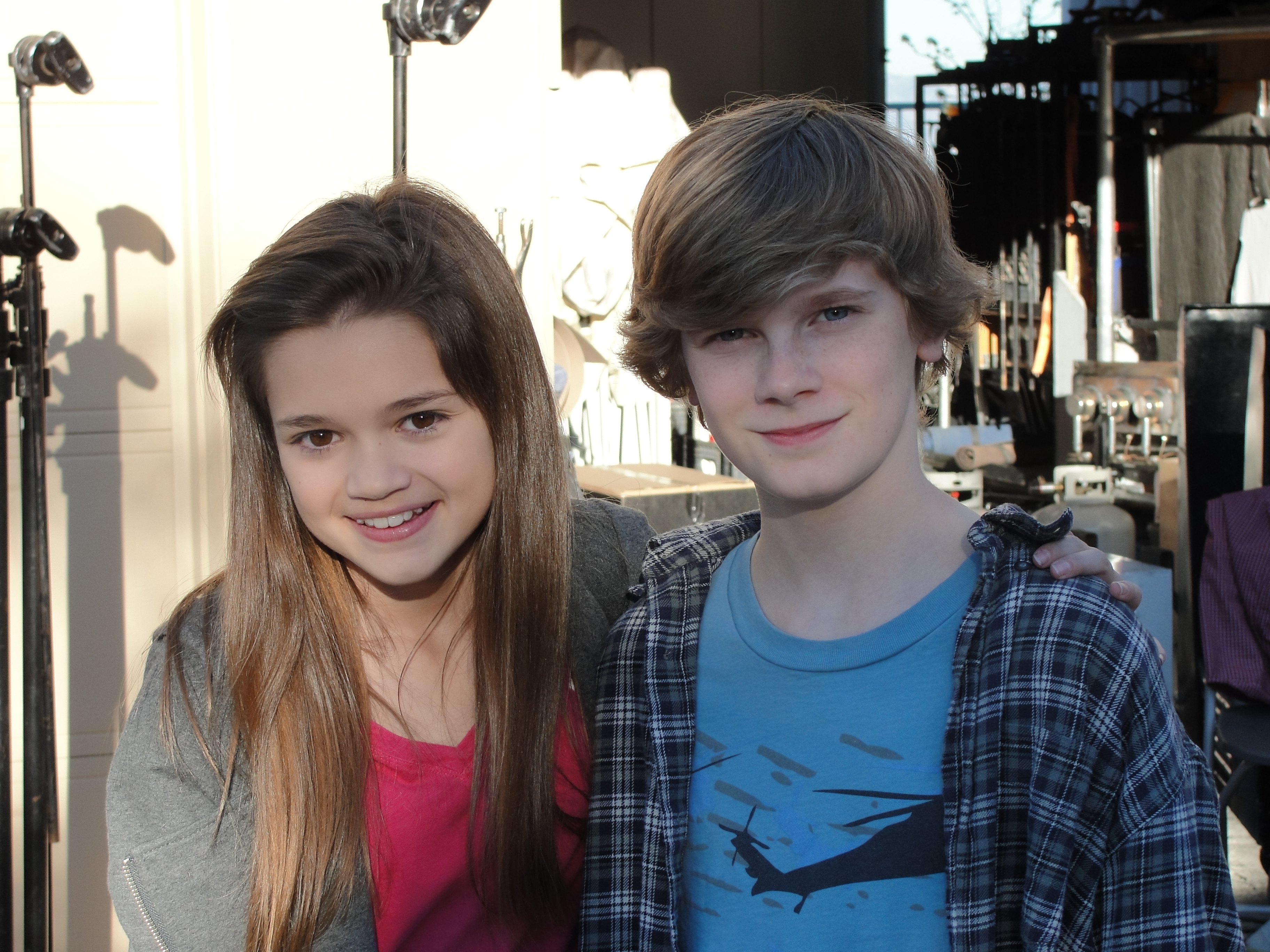 Kendall with Ciara Bravo in My Dog's Christmas Miracle