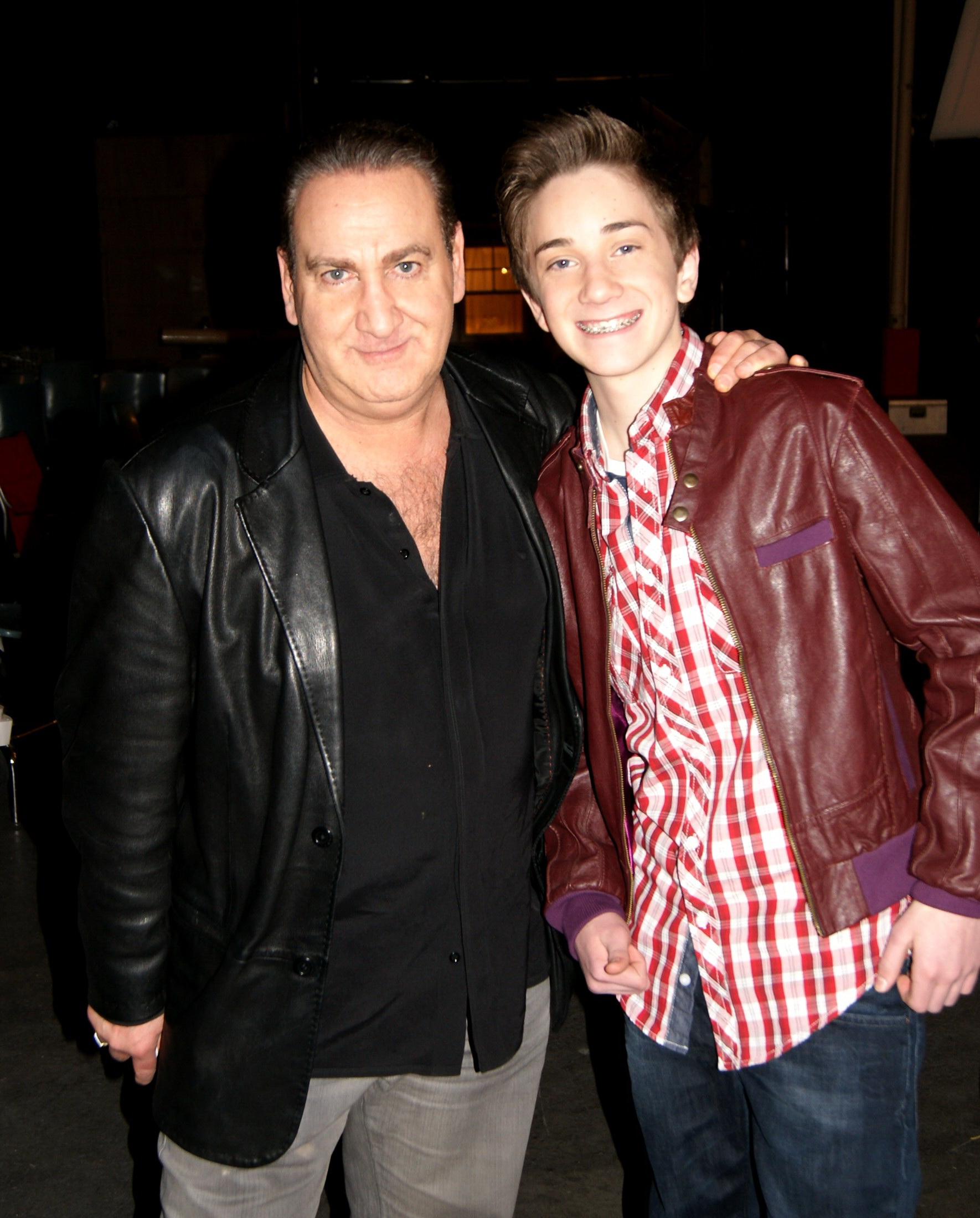 Austin and writer Billy Riback