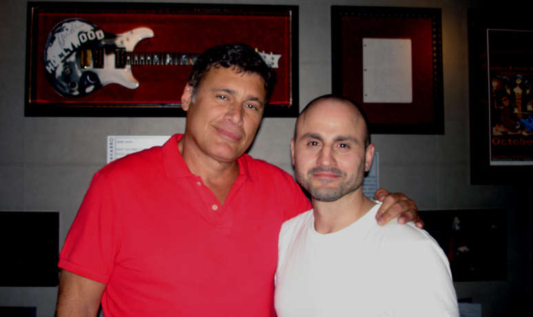 Steven Bauer and Cal Rein at Hard Rock Cafe Hollywood (2011)