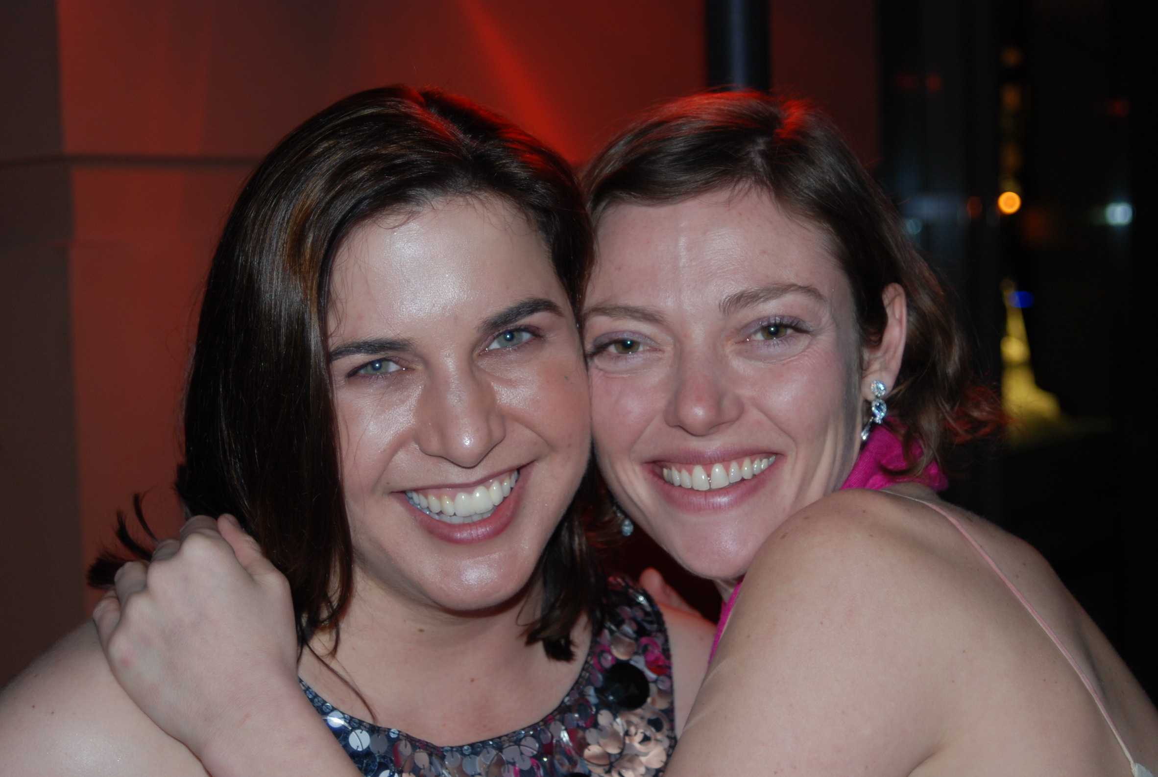 Screenwriter Caitlin McCarthy and actress/model Camilla Rutherford at the 6th Annual Monaco International Film Festival.