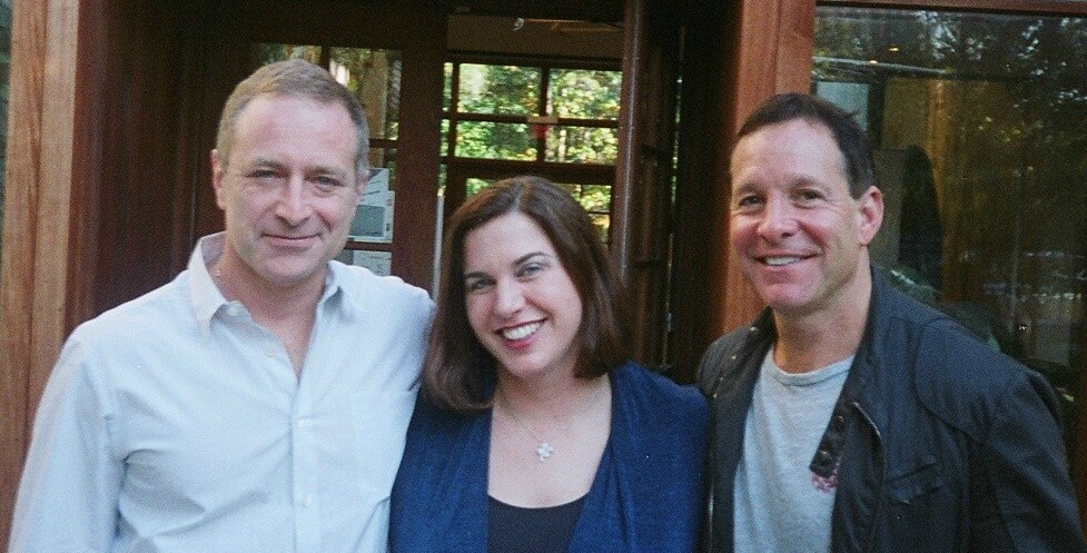 Director Tom Gilroy, screenwriter Caitlin McCarthy, and actor Steve Guttenberg at the 15th Annual Hamptons International Film Festival.