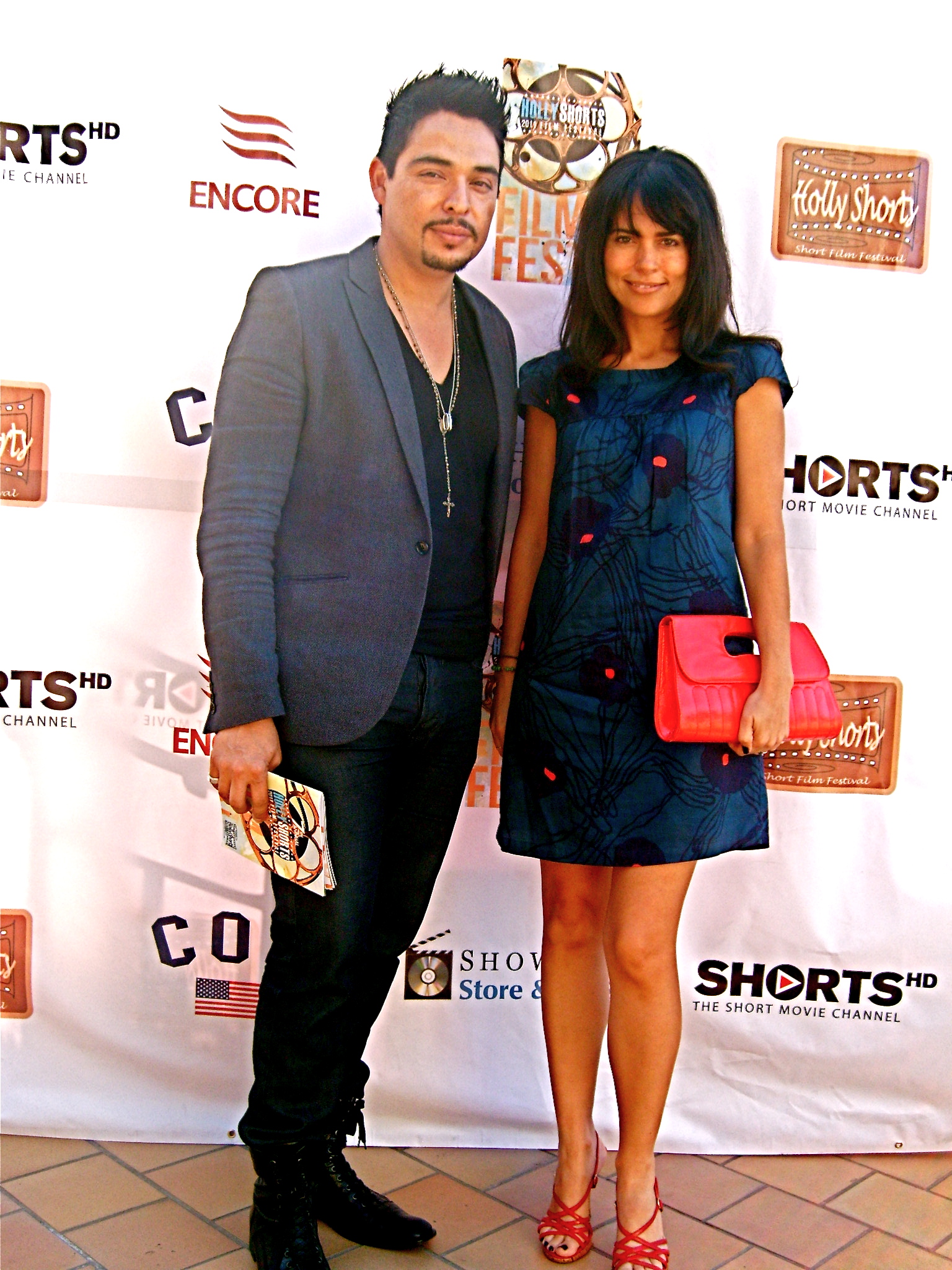 Adriana Fricke and Bernardo Verdugo at the screening of 