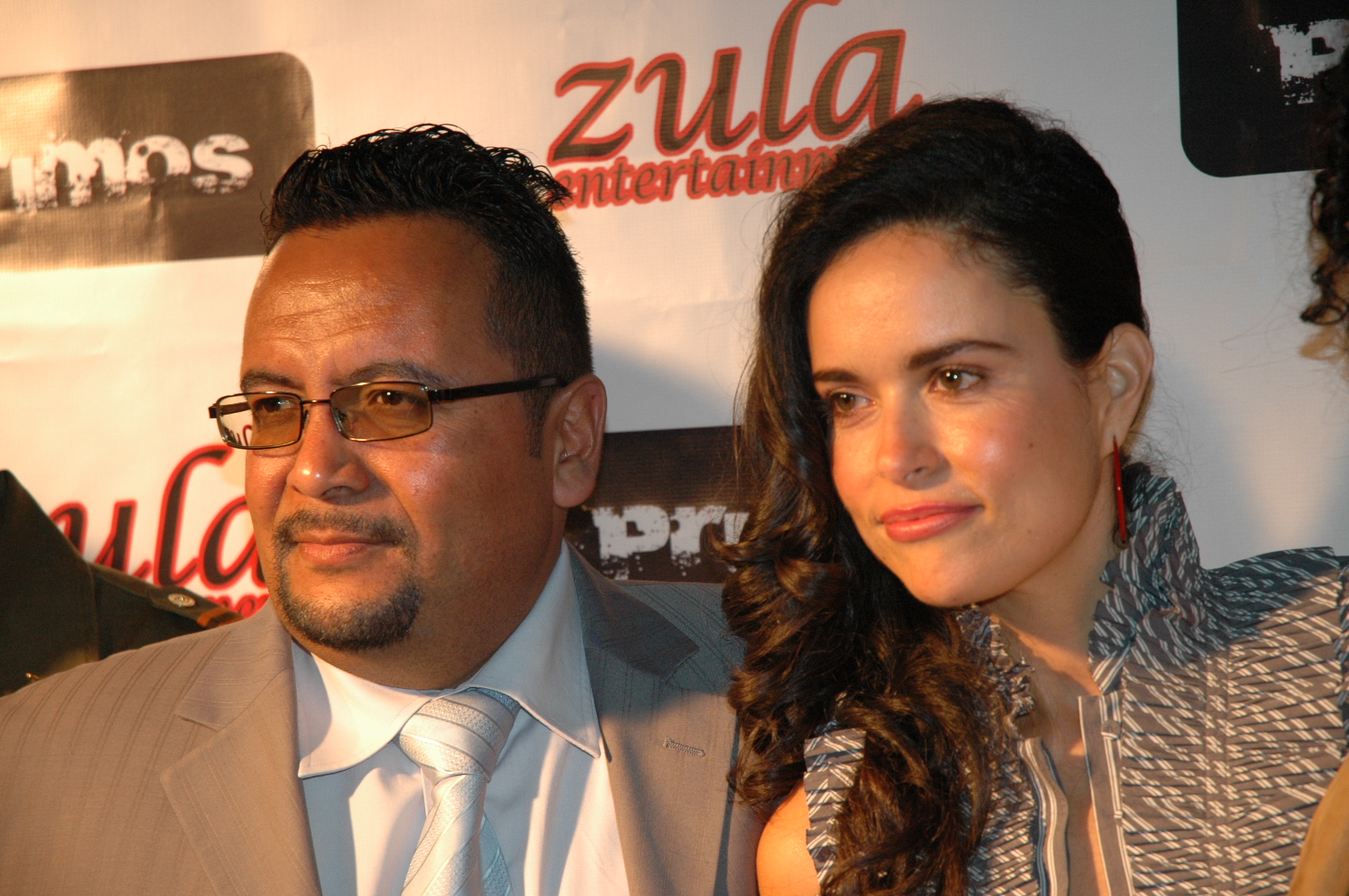Executive Producer, Mani Saldivar, and actress Adriana Fricke at the CineSpace Los Angeles Premiere of Primos