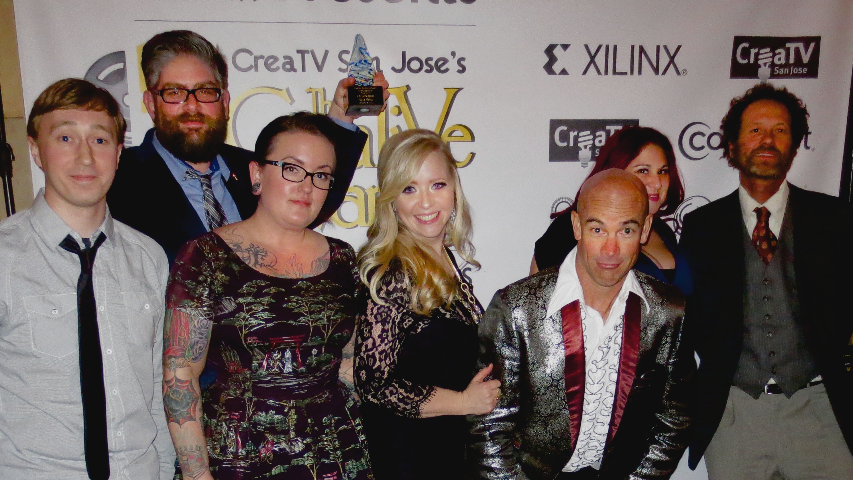 2014 CreaTiVe Award. David Feather, Chris Peoples, Jenn Shuster, Kate Melia, Mike Mattingly, Sheryl B. Marymount and Jerry McDaniel