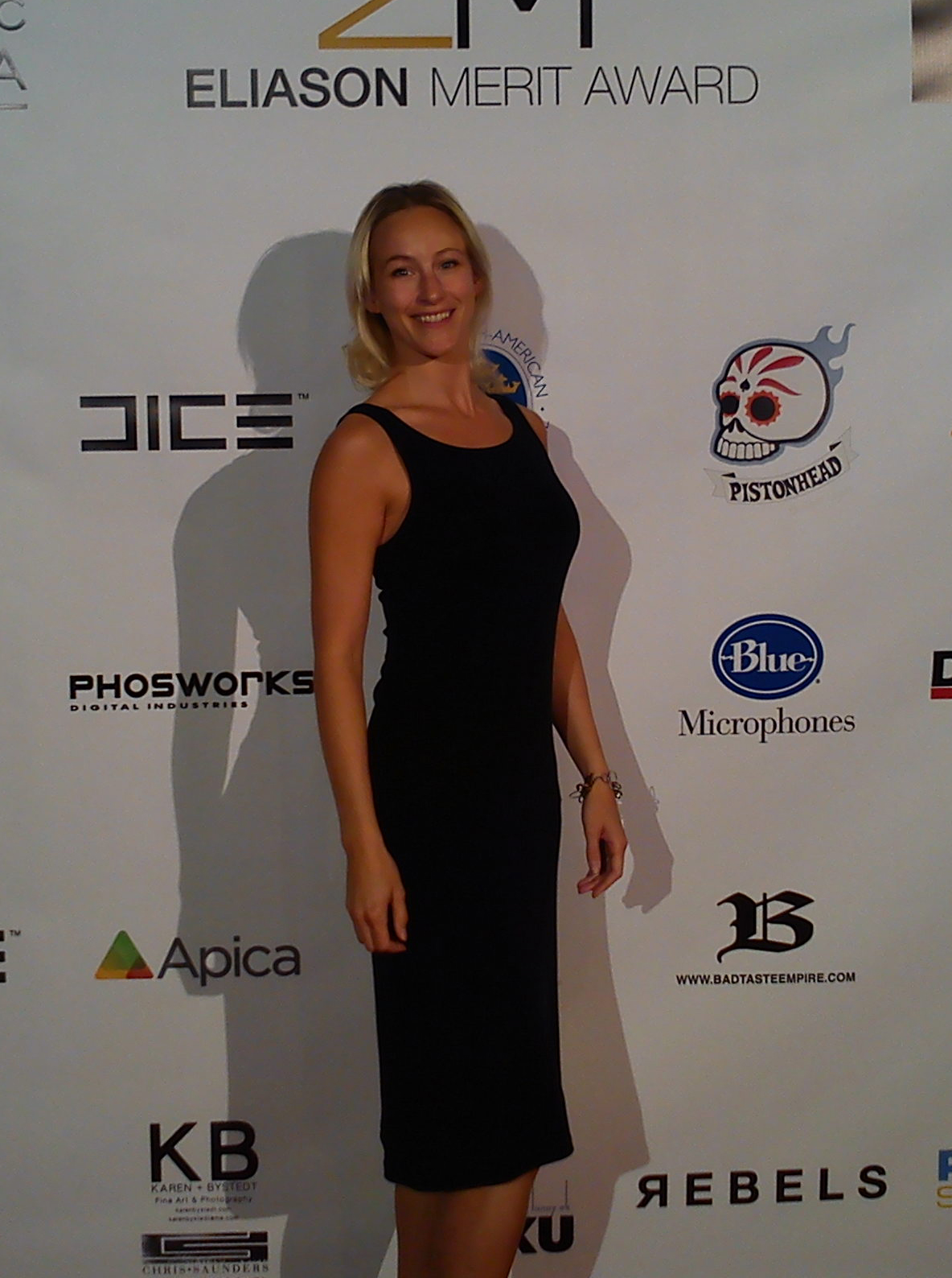 Nathalie Söderqvist at Eliason Merit Award 2013, Los Angeles