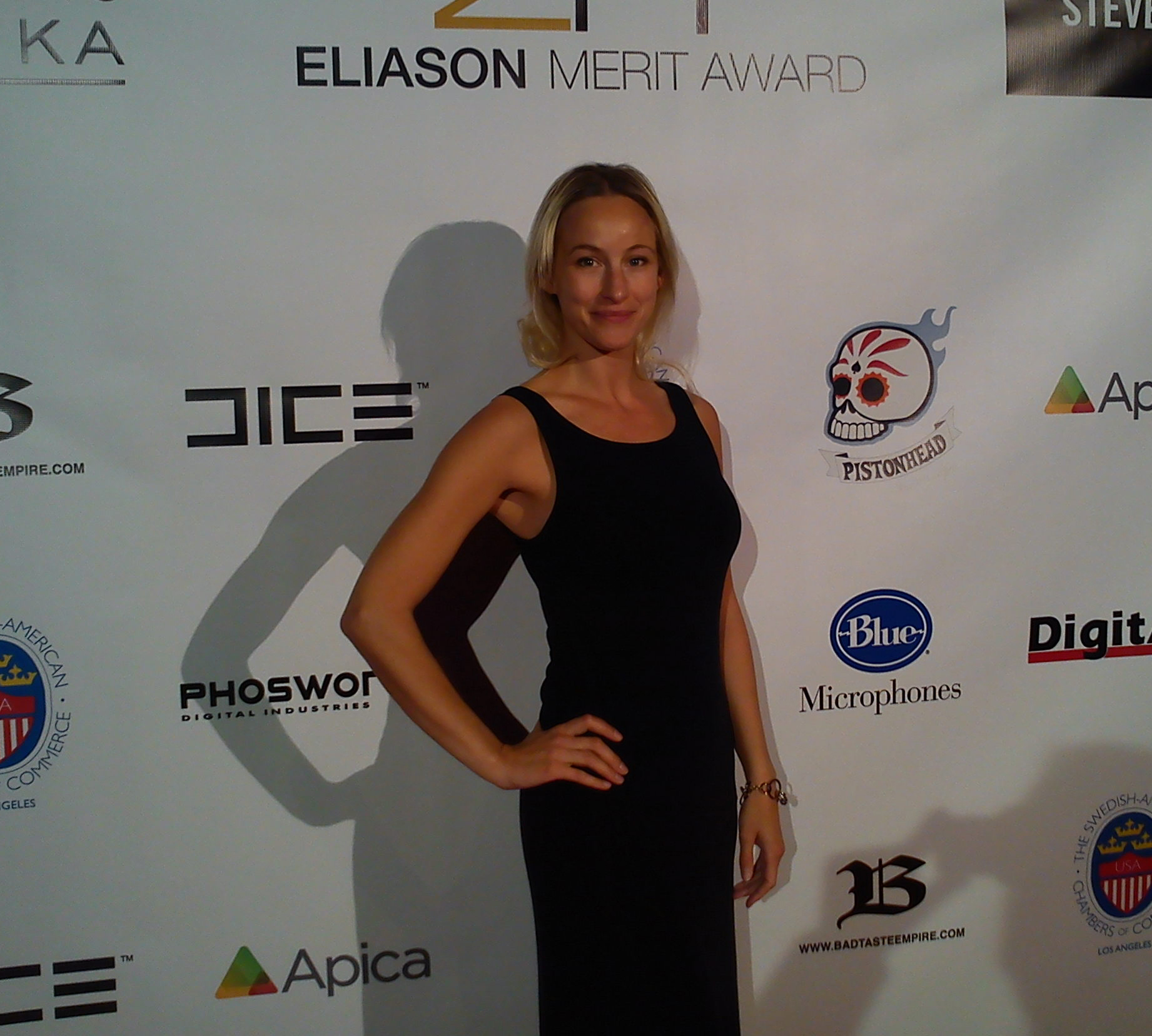 Nathalie Söderqvist at Eliason Merit Award 2013, Los Angeles