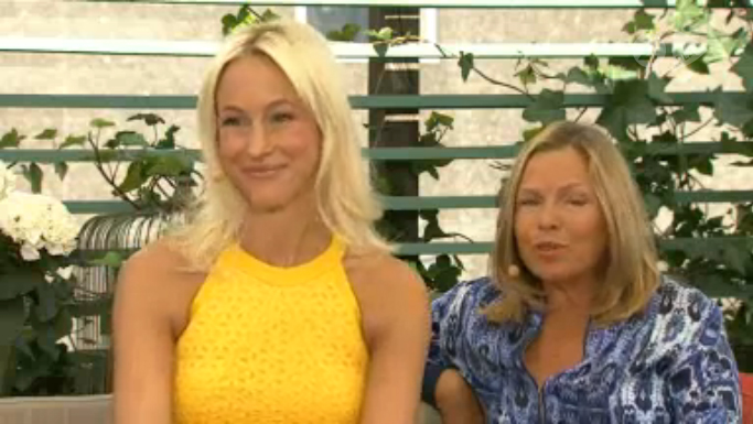 Nathalie Söderqvist & Görel Crona Nyhetsmorgon, TV4, 3 juli 2013