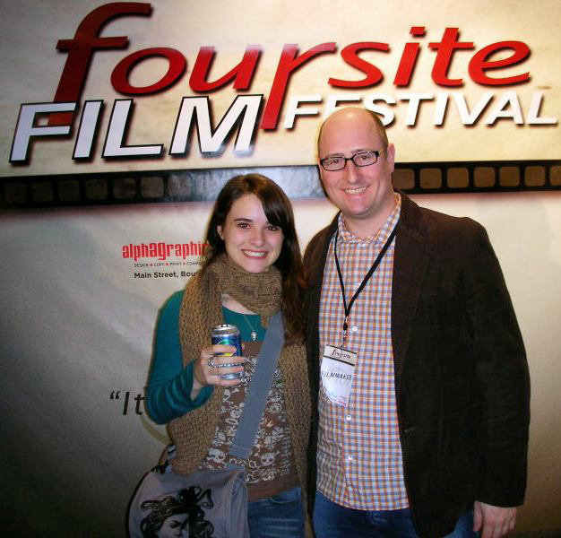Tiger Darrow director of the short film MP3 with Scott Kittredge director of the short film TERMINAL CONVERSATION at the 2007 Foursite Film Festival.