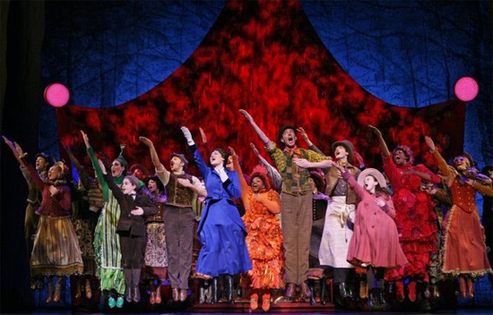 Abigail in Mary Poppins performing Supercalifragilisticexpialidocious.