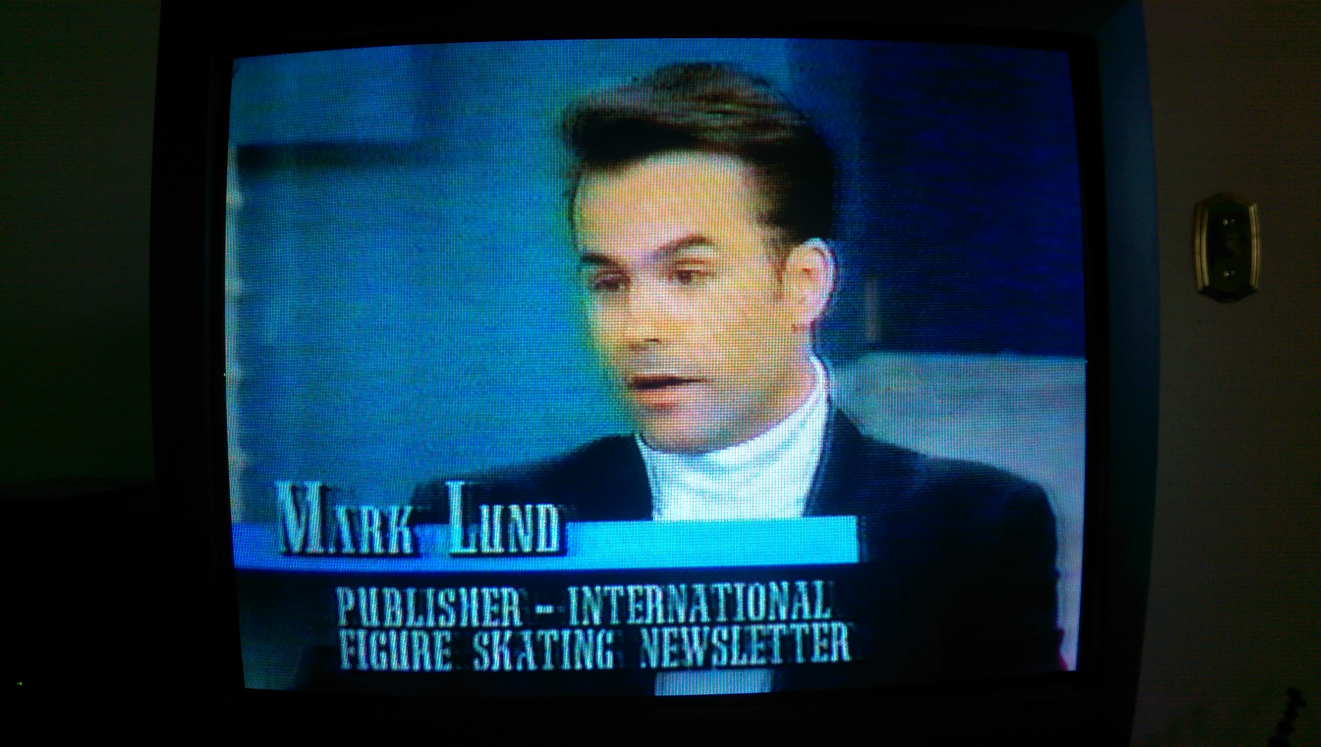 Mark Lund's first TV appearance. The Montel Williams show in January 1994 during the height of the Nancy Kerrigan/Tonya Harding drama.