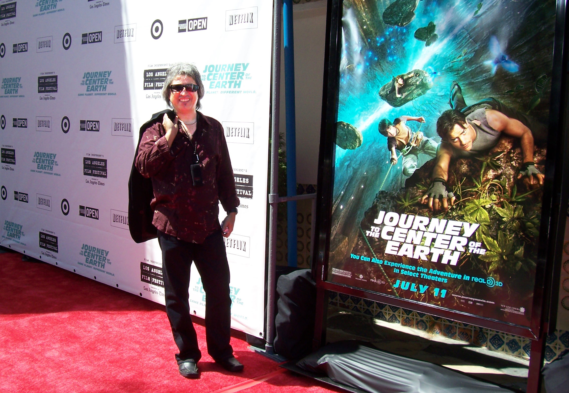 Boris Acosta on the red carpet for the premiere of Journey to the Center of the Earth - 3D, in Los Angeles