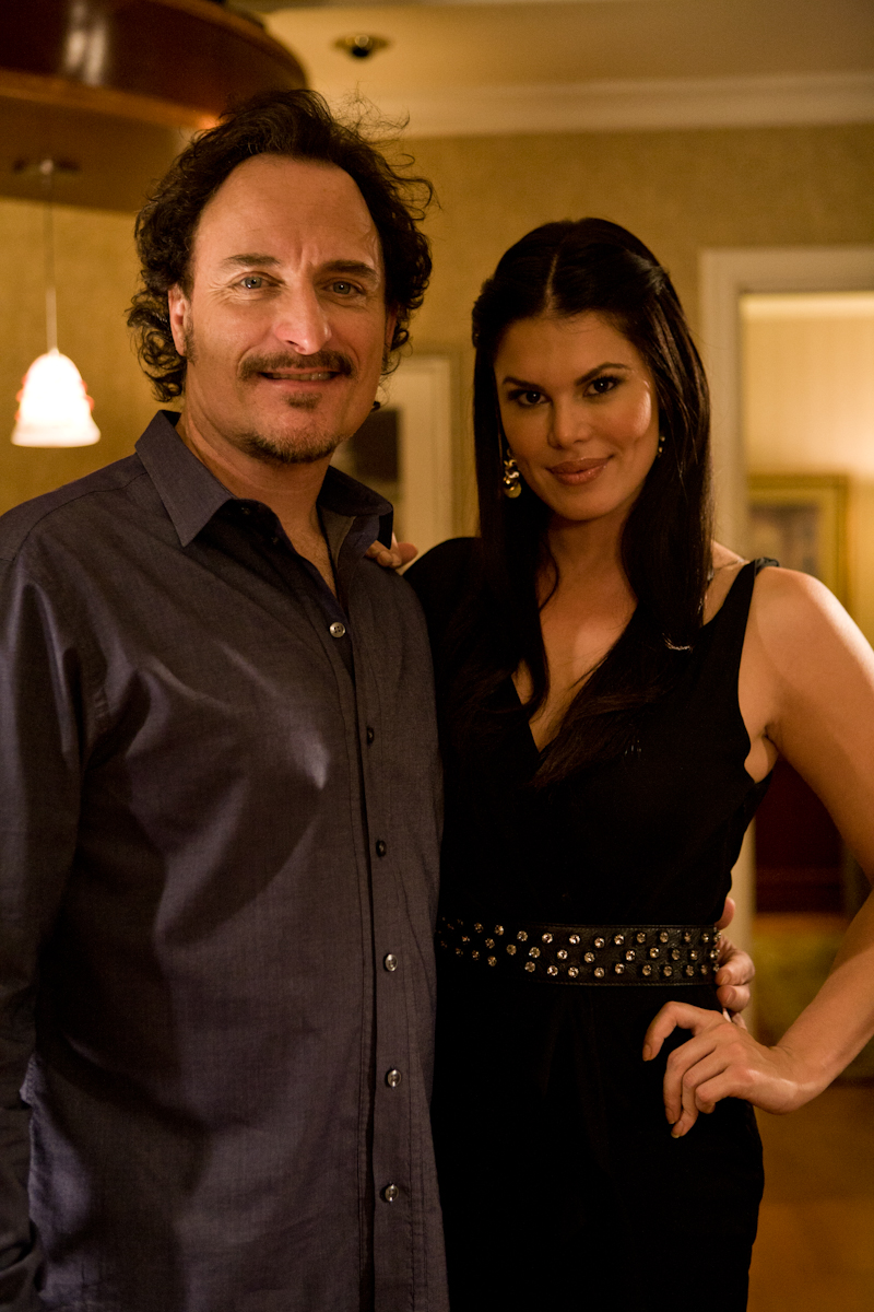 Michelle Gracie with Co Host Kim Coates of The Action on Film Channel