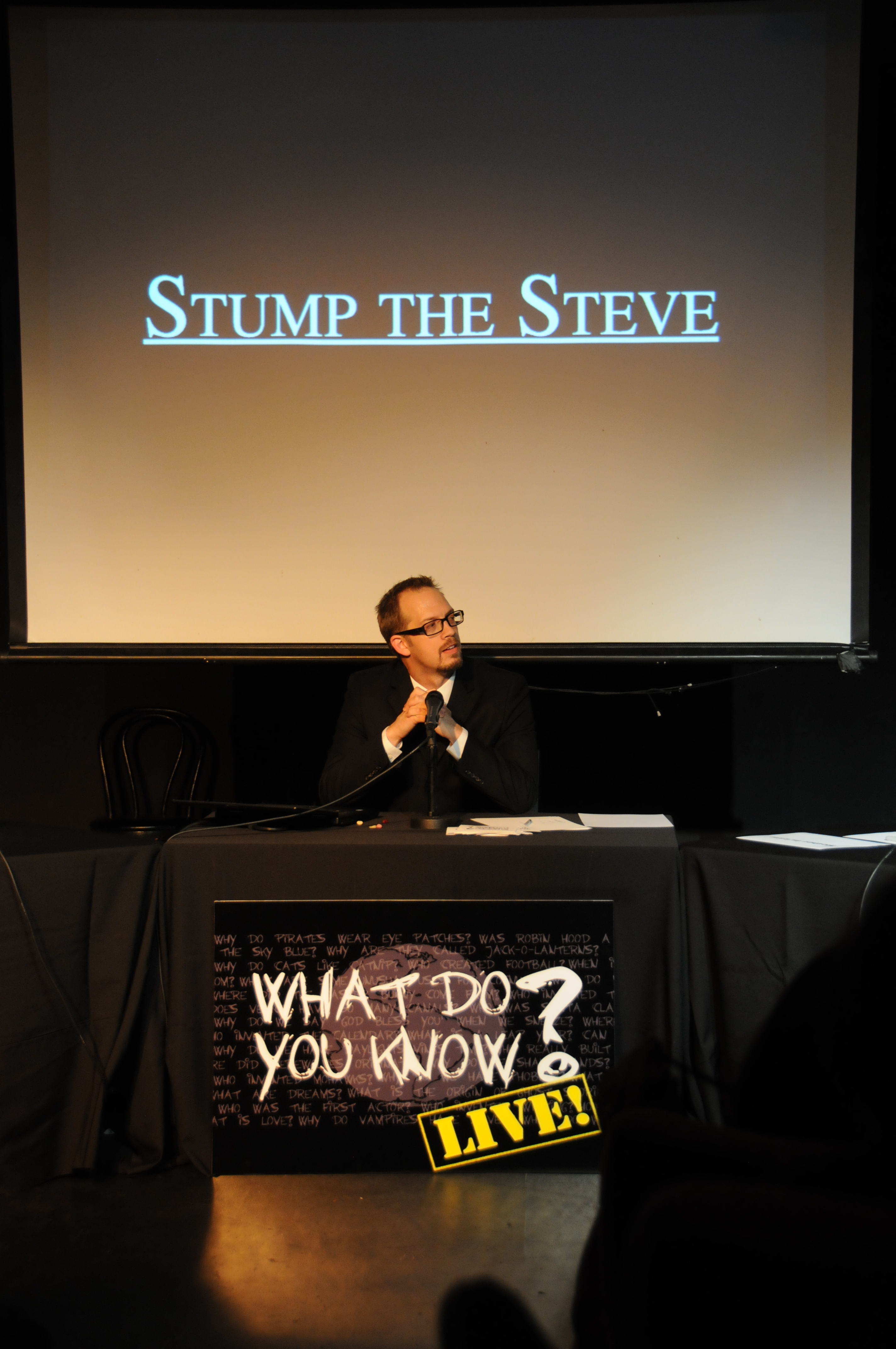 'What Do You Know? LIVE!' Round: 'Stump the Steve'