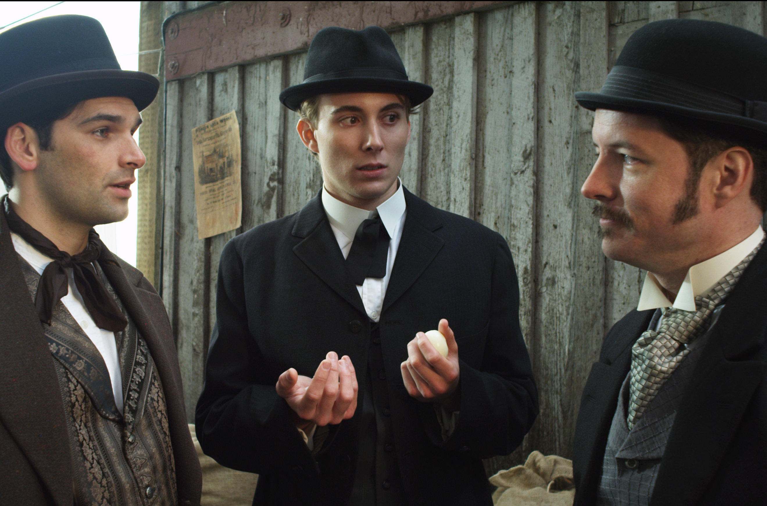 Roger Ainslie, Donal Thoms-Cappello and Brian Wiles in A Person Known to Me: Parcel No. 5 - A Thrilling Existence (2013)