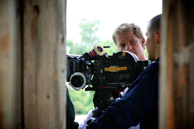 Director Martin Busker shooting 