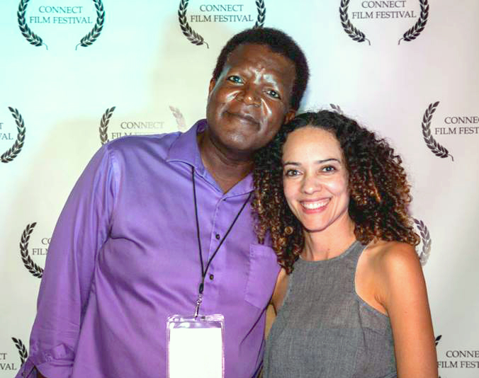 Victoria Savage and Kenny Hargrove at the Connect Film Festival Los Angeles