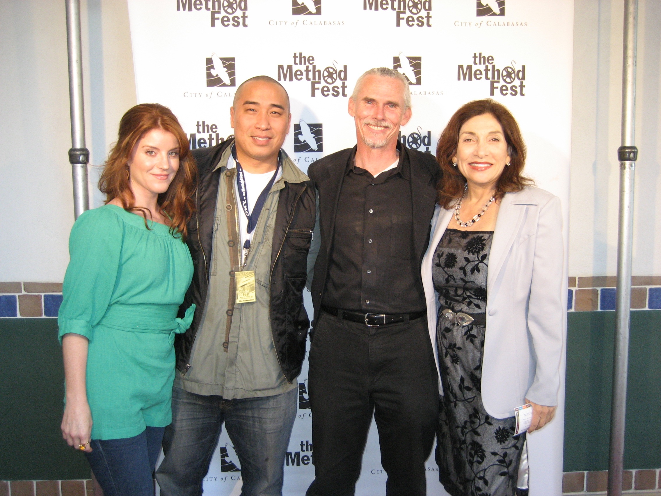 Elizabeth Bond, Ron Yuan, Camden Toy, Georja Umano: cast of THE GODMOTHER, a winner a the 2010 METHOD FEST FILM FESTIVAL