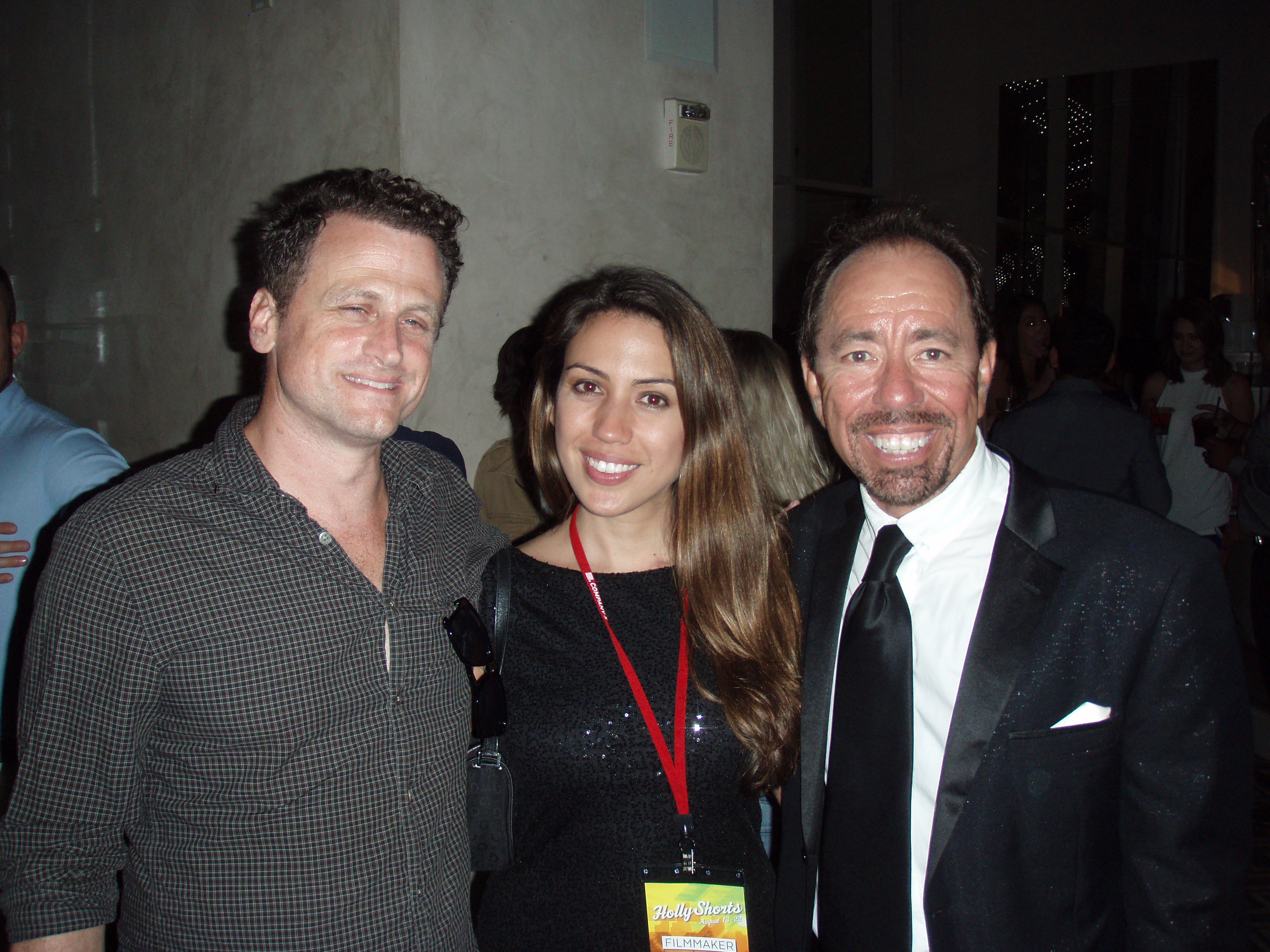 David Moscow, Grace Santos and Anthony Escobar at red carpet event for Odessa The Series