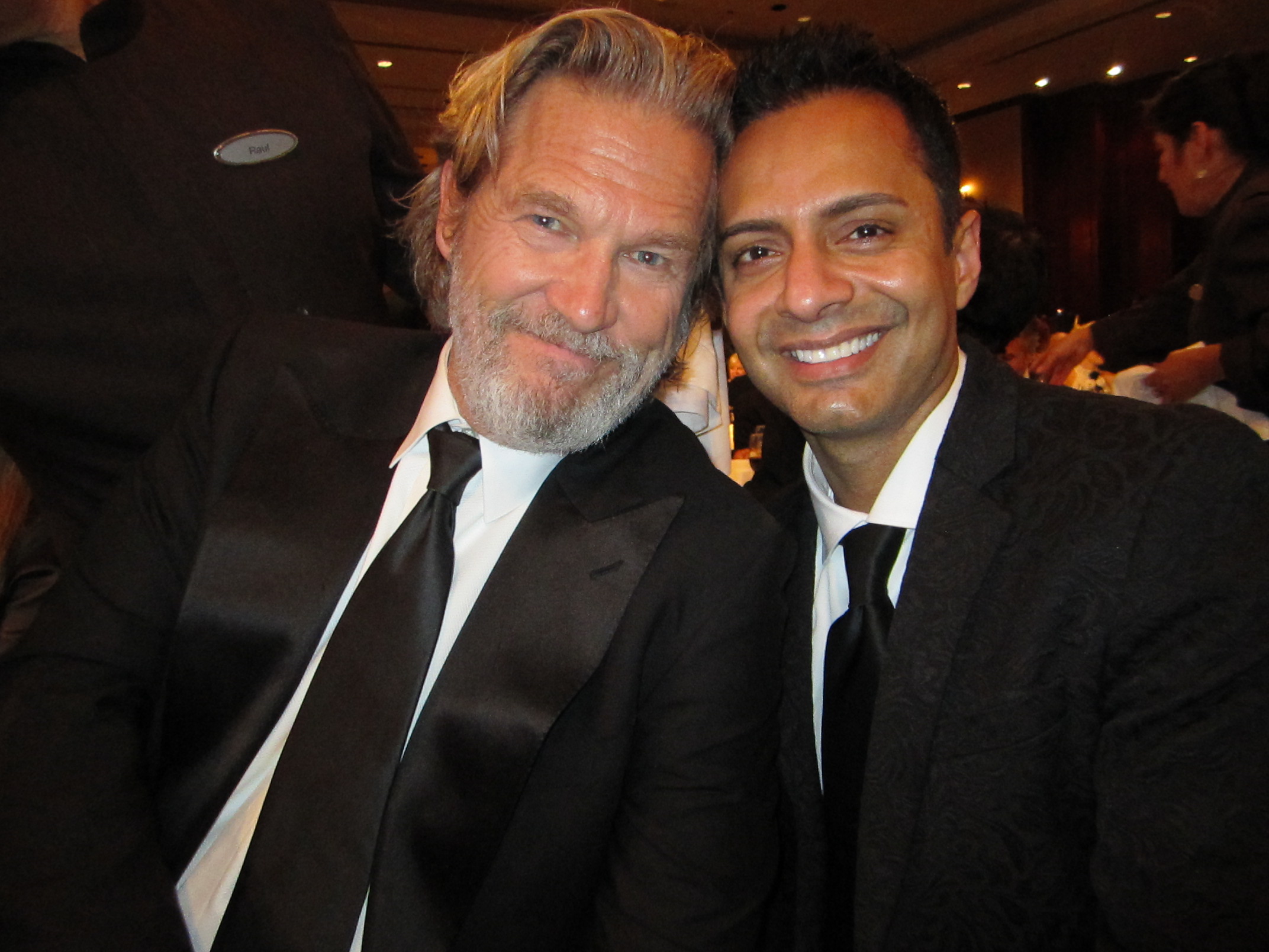 With Jeff Bridges.