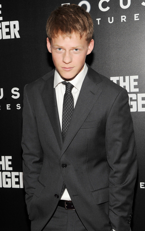 Lucas Hedges at the opening for Kill the Messenger