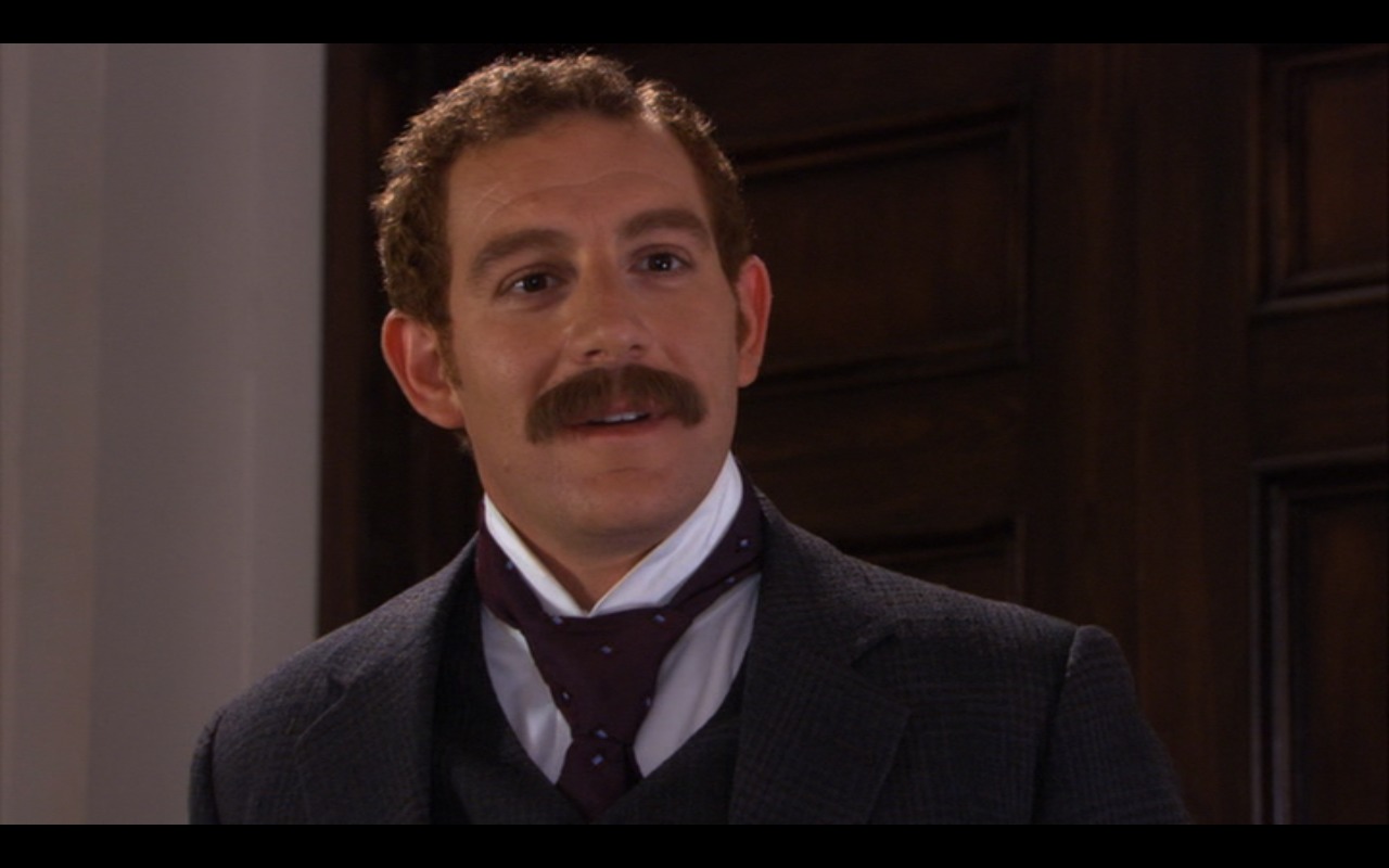Peter Mikhail as HG Wells, Murdoch Mysteries.