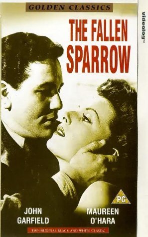Maureen O'Hara and John Garfield in The Fallen Sparrow (1943)