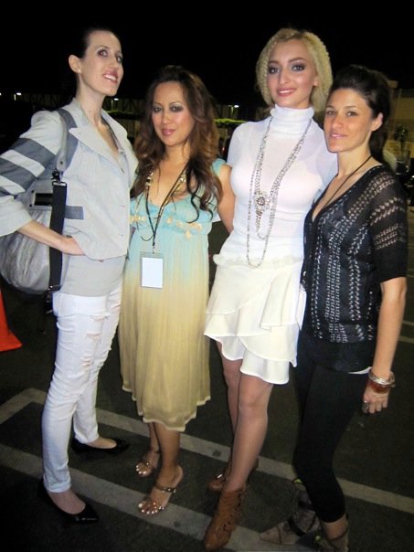 LA Fashion Week, Project Ethos Runway Show, Design for Goga by Gordana Gelhausen With Jody Olivia Auslund, Sheena Gao and Michelle Bassler