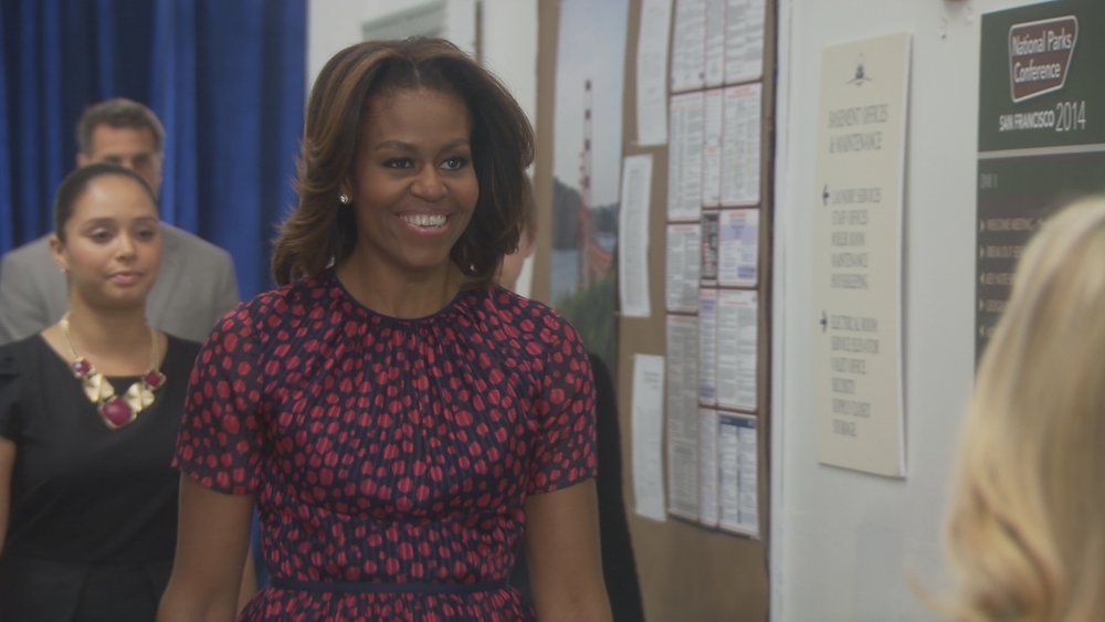 Still of Michelle Obama in Parks and Recreation (2009)