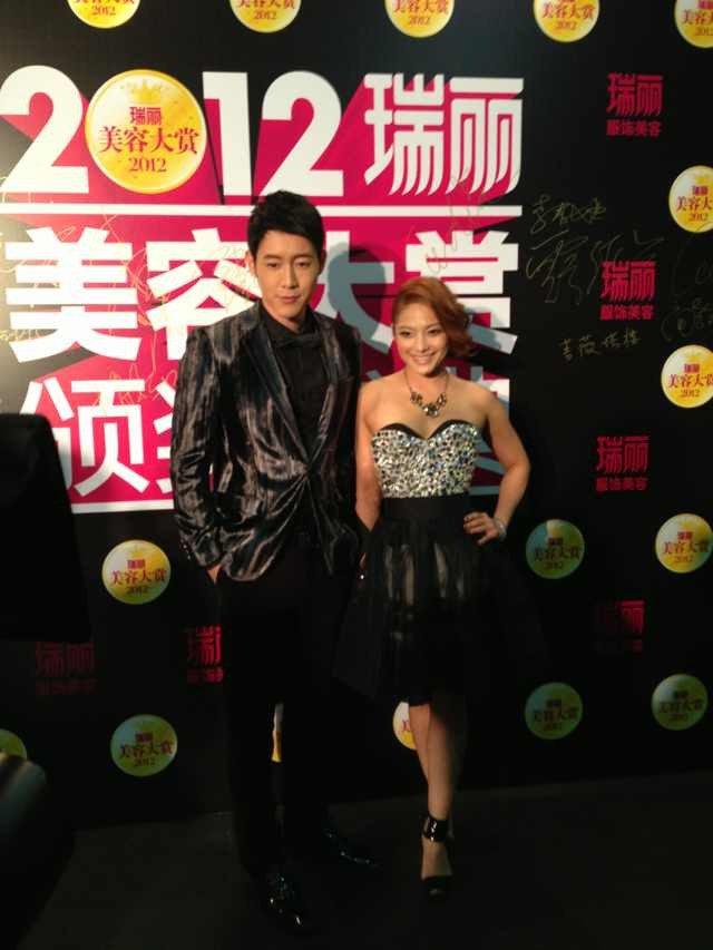 Ruili Magazine Red Carpet- Cohosting the Beauty Awards Ceremony. Shanghai 2012