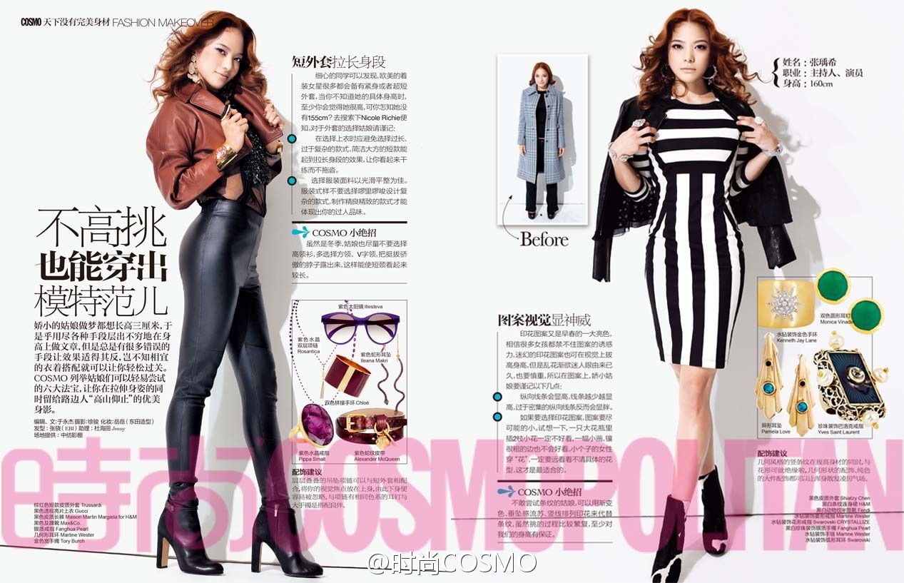 Cosmopolitan China January 2012 Magazine Spread