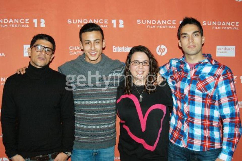 With Said Taghmaoui, Fady ElSayed and Sally El Hosaini at the World Premiere of 'My Brother The Devil', in Competition at Sundance Film Festival 2012.