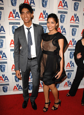 Dev Patel and Freida Pinto