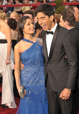 Dev Patel and Freida Pinto