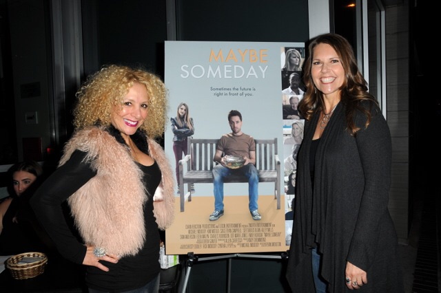 Renee' Spei, actress with Cynthia Popp, Executive Producer At screening of Feature Film 