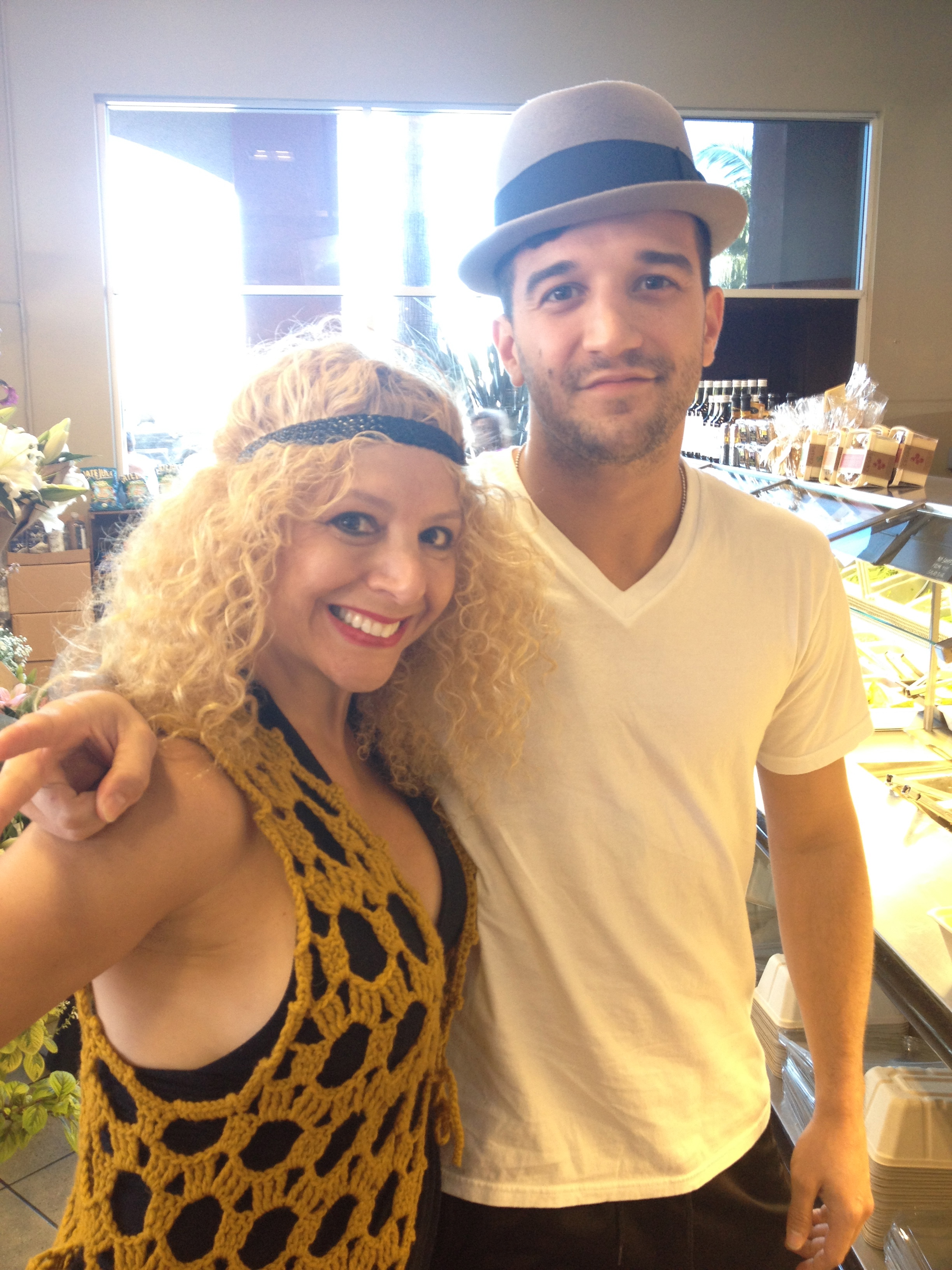 Renee' Spei and Mark Ballas LUNCH TIME!